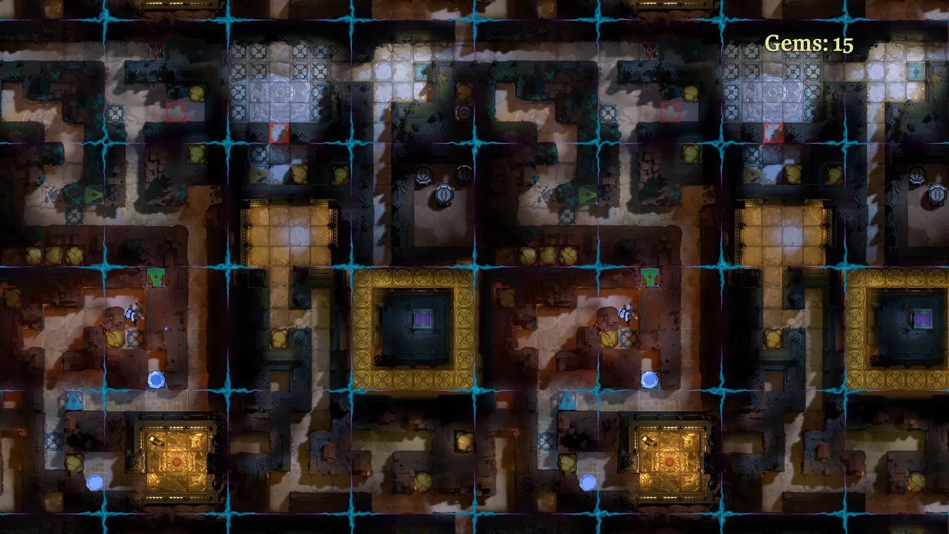 Underground gem routes in The Promise at 15 gems, the stage where the Displacer Rod comes into play